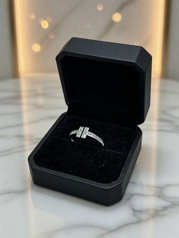 T Bar Crystal Ring (Standard Size)