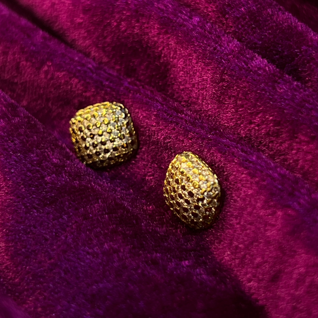 Crystal Cushion Stud Earrings ⭐