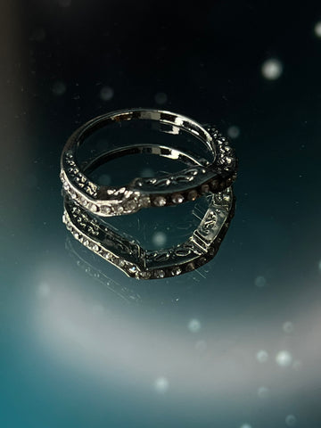 Dual Layer Crystal Ring (Standard Size)