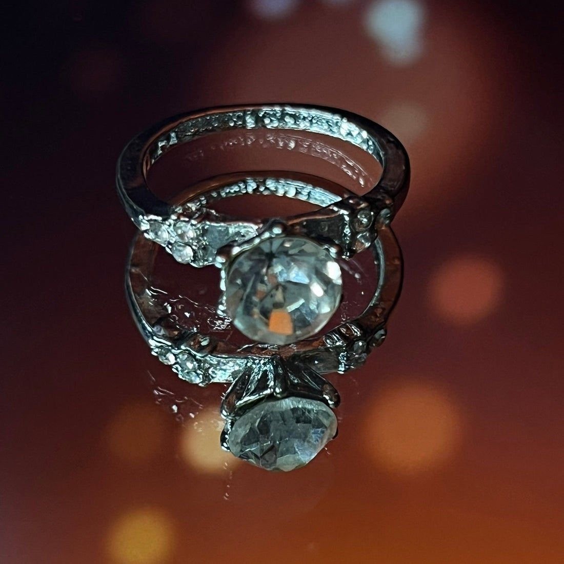 Solitaire Crystal Ring (Standard Size)