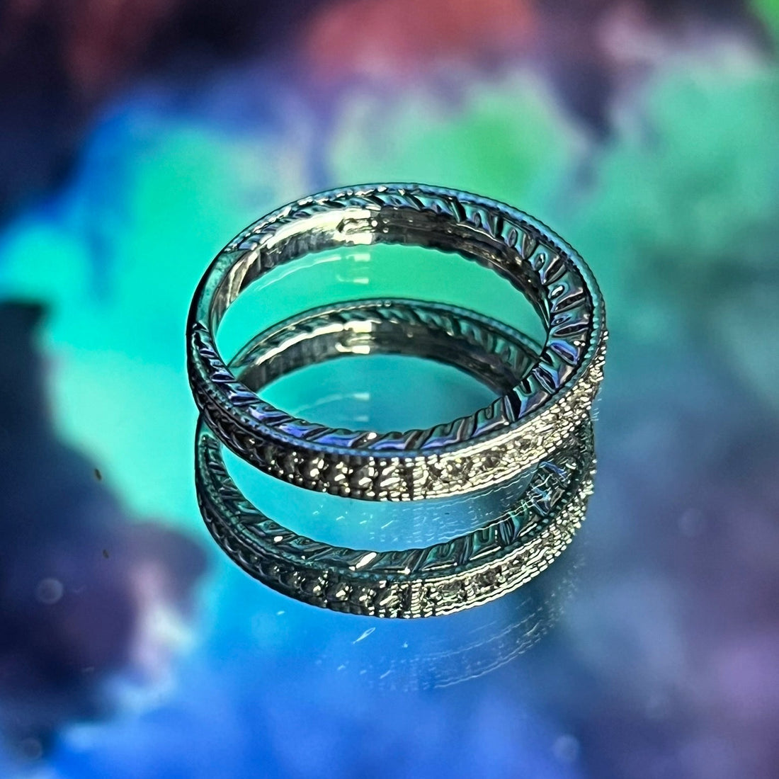 Crystal Band Stack Ring (Standard Size)