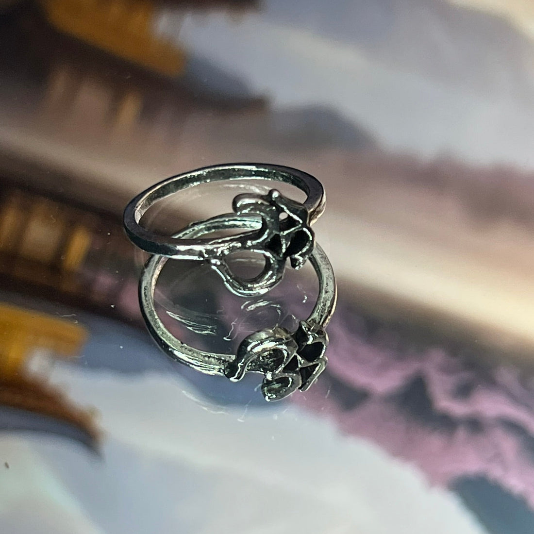 Silver Heart Knot Ring (Standard Size)