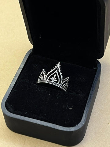 Royal Crown Silver Ring (Standard Size)