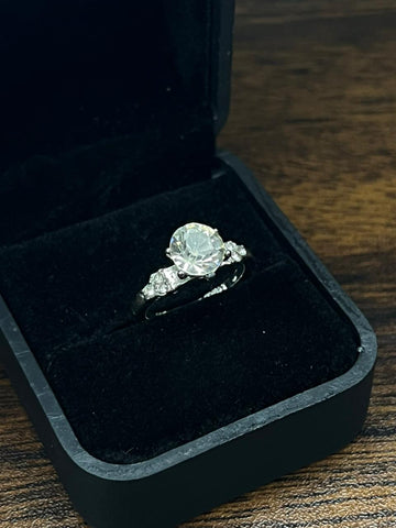 Solitaire Crystal Ring (Standard Size)